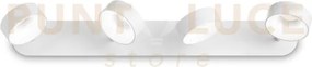 Oby applique a parete bianco orientabile 4 luci led 3000k 24w 2800...