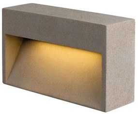 Concreto LED Applique da Esterno L IP65 Light Grey - SLV