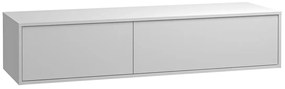 Mobile sotto lavabo sospeso L150 cm Bianco - ISAURE II