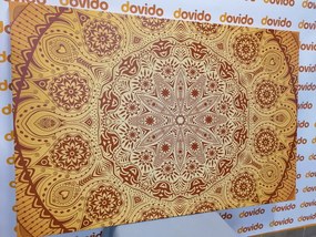 Stampa su tela – Mandala ornamentale con pizzo