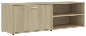 Mobile Porta TV Rovere Sonoma 120x34x37 cm in Legno Multistrato