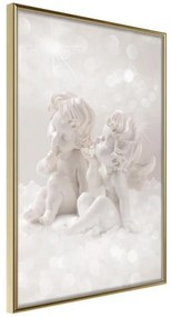 Poster  Cute Angels  Cornice Quadri Cornice d'oro, Larghezza x Altezza Home decor 20x30