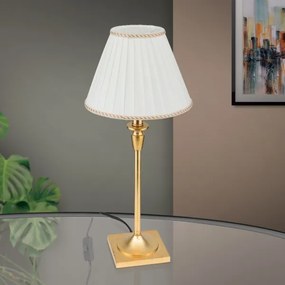 Orion LA 4-1049/1 - Lampada da tavolo FONSA 1xE27/60W/230V bianco/oro