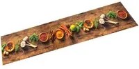 Tappeto da Cucina Lavabile Spezie 60x180 cm Velluto 4005606