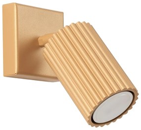 Faretto dorato 8x16 cm Gleam – Sollux