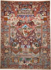 Kashan Tappeto persiano 390 x 290 (Iran) Annodato A Mano