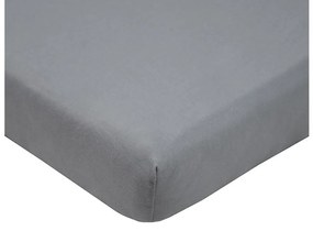 EKO - Telo impermeabile con elastico JERSEY 120x60 cm grigio