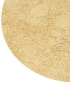 Plafoniera Art Déco color oro dimmerabile con LED - Rowan