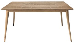 BRIAN - tavolo da pranzo moderno allungabile in abete spazzolato 85x160/210