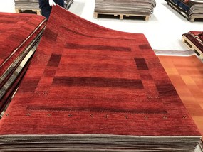 Loribaft Tappeto persiano 230 x 170 Rosso (Iran) Annodato A Mano