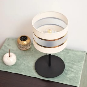 LED Lampada da tavolo HELEN 1xE27/15W/230V color crema/nero/oro