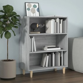 Credenza grigio sonoma 69,5x32,5x90 cm in legno multistrato