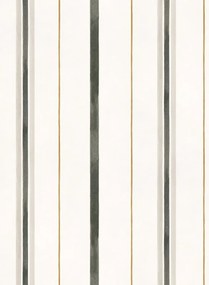 Coordonne Carta da parati Rolling Stripes - Black