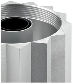 Lampada da tavolo argentata/color salvia con paralume in tessuto con intensità regolabile (altezza totale 36 cm) Taite – Blomus