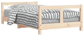 Giroletto per bambini 80x160 cm in legno massello di pino