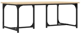 Tavolino da salotto rovere sonoma 90x50x35 cm legno multistrato