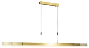 Lampada a sospensione regolabile oro 150 cm con LED - Lamba