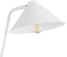 Argon 4996 - Lampada da tavolo GABIAN 1xE27/15W/230V bianco