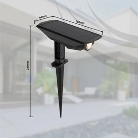 Globo 36021 - Lampada LED solare 2in1 LED/1W/3V IP44