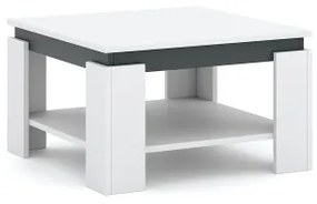 Tavolino da salotto OLAF bianco/antracite