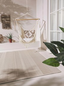 benuta Nest Tappeto per interno ed esterno Naoto Beige 120x170 cm - Tappeto outdoor per balcone, terrazzo e giardino