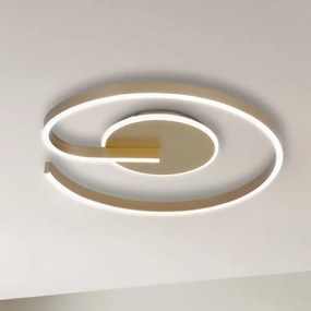Plafoniera LED LORENZO LED/22W/230V Ø 50 cm dorata