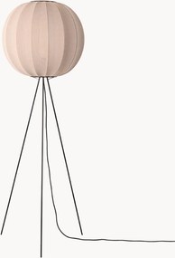 Lampada da terra grande su treppiede fatto a mano Knit-Wit