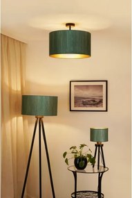 Brilagi - Lampadario a plafone BOSTON ROLLER 1xE27/15W/230V diametro 45 cm verde/oro