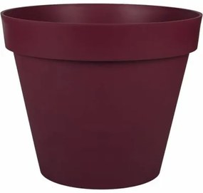 Vaso EDA Ø 41 cm Rosso Scuro Plastica Rotondo Moderno