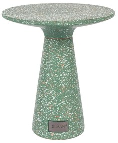 Tavolo pieghevole verde adatto all'esterno, ø 41 cm Victoria - Zuiver