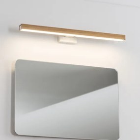 Brilagi-Illuminazione a LED per specchi da bagno WOODY MIRROR LED/12W/230V IP44 quercia/bianco