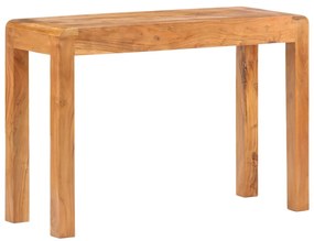 Tavolo Consolle 110x40x76 Cm Massello Acacia Finitura Ambra /