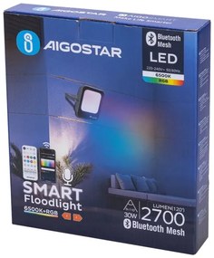 Aigostar - LED RGBW Riflettore MESH LED/30W/230V 6500K IP65 + +TC