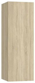 Mobili tv rovere sonoma 4 pz 30,5x30x90 cm in truciolato