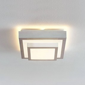 Lindby Mirco plafoniera LED angolare, 27 cm