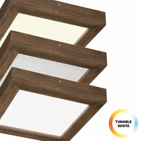 Brilagi-LED Lampada dimmerabile WOODY FRAME LED/24W/230V quercia 30x30 cm IP44 +