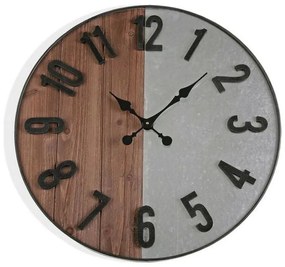 Orologio da Parete Legno MDF/Metallo (5 x 60 x 60 cm)