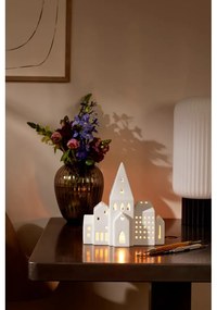 Portacandele in ceramica per tea light Urbania Lighthouse City - Kähler Design