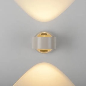 Schöner Wohnen 19331-39 - Lampada da parete LED CHIA 2xLED/2W/230V grigio