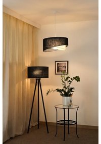 Brilagi - Lampadario LED a sospensione con filo LYRA 1xE27/15W/230V nero/color crema