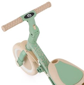 PETITE&MARS - Triciclo 5 in 1 per bambini TURBO LIMITED Verde Twist