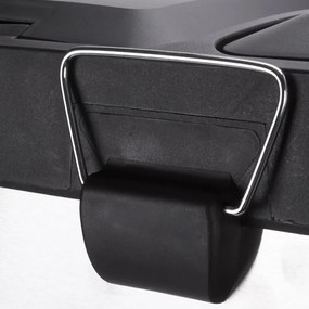 Cestino per la spazzatura color argento opaco in acciaio per raccolta differenziata/con pedale 2x20 l Tri Selectif – MSV