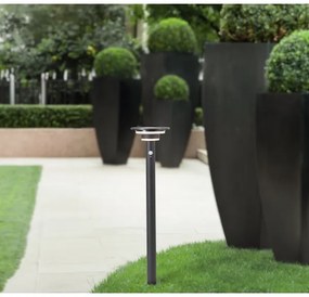 Brilliant - Lampada solare LED con sensore GARVINA LED/3W/3,7V 85 cm IP44 nero