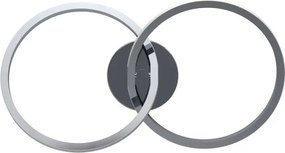 Eglo 902145 - Plafoniera a LED CONGIUNTI LED/12W/230V 2700/4000/6500K finitura cromata