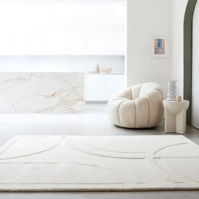 Tappeto in lana bianca 200x290 cm Olsen - Asiatic Carpets