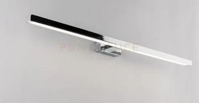 Applique led lancer cromo fissaggio parete e specchio 13w 1000lm 40...