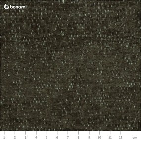 Divano angolare verde allungabile e con contenitore (penisola a sinistra/a L) con rivestimento in ciniglia Everest – Bobochic Paris