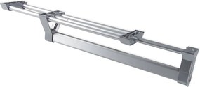 Appendiabiti Estraibile per Armadio 35 cm in Alluminio e Plastica Emuca Anodizzato Opaco...