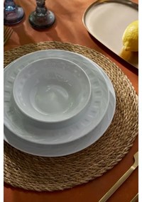 Set da tavola 18 pezzi in porcellana bianca