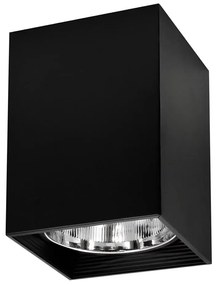 Faretto JUPITER 1xE27/20W/230V 16x16 cm nero